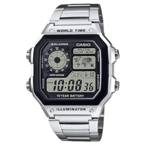 Casio General AE-1200WHD-1AV Silver Men Watch