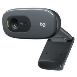 Logitech C270 HD 720P USB Webcam - Black